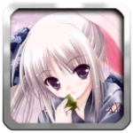 cute girl anime android application logo